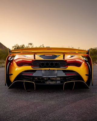 720s ΜακΛάρεν κουτί σώματος άνθρακα ίνες Widebody ZE στυλ μπροστινό και πίσω προφυλακτήρα