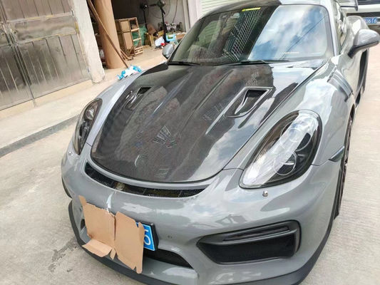 Προϊόντα από ανθρακικές ίνες για την Porsche 981 Boxster Carbon Fiber Hood 981 Carbon Fiber Engine Hatch Cover 2013-2015