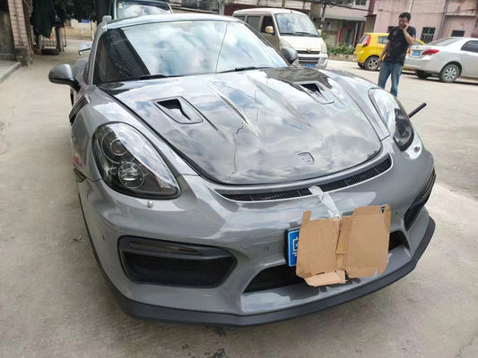 Προϊόντα από ανθρακικές ίνες για την Porsche 981 Boxster Carbon Fiber Hood 981 Carbon Fiber Engine Hatch Cover 2013-2015