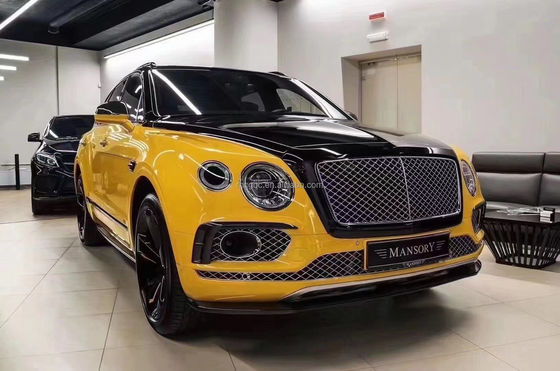 Για την Bentley Bentayga Carbon Fiber Body Kit Η Bentayga αναβαθμίζει το W12 Style Carbon Fiber Front Lip Diffuser