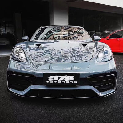 Νέο προϊόν για την Porsche 718 Boxster Kit 718 Αναβαθμισμένο στυλ PD μπροστινό και πίσω προφυλακτήρα Tuyere Spoilers