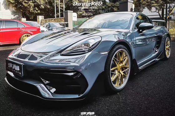 Νέο προϊόν για την Porsche 718 Boxster Kit 718 Αναβαθμισμένο στυλ PD μπροστινό και πίσω προφυλακτήρα Tuyere Spoilers
