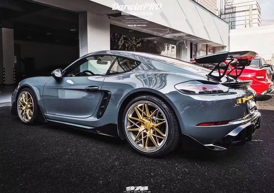 Νέο προϊόν για την Porsche 718 Boxster Kit 718 Αναβαθμισμένο στυλ PD μπροστινό και πίσω προφυλακτήρα Tuyere Spoilers