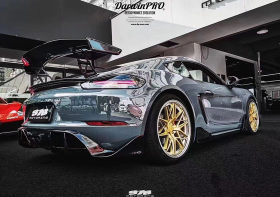 Νέο προϊόν για την Porsche 718 Boxster Kit 718 Αναβαθμισμένο στυλ PD μπροστινό και πίσω προφυλακτήρα Tuyere Spoilers