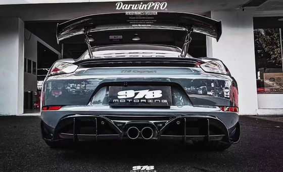 Νέο προϊόν για την Porsche 718 Boxster Kit 718 Αναβαθμισμένο στυλ PD μπροστινό και πίσω προφυλακτήρα Tuyere Spoilers