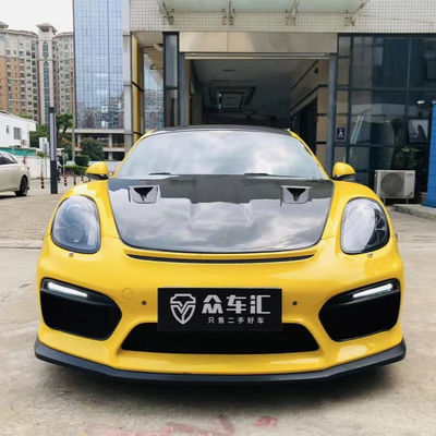 Προϊόντα πλαστικού PU για Porsche Boxster 981 Τροφοδοσία σώματος Boxster 981 Αναβαθμισμένο GT4 Μπροστά και πίσω σπόιλερ προφυλακτήρα