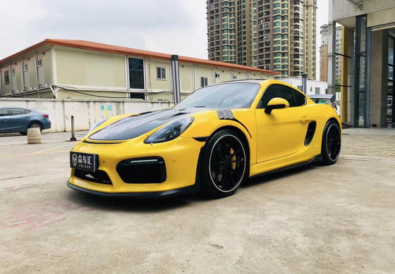 Προϊόντα πλαστικού PU για Porsche Boxster 981 Τροφοδοσία σώματος Boxster 981 Αναβαθμισμένο GT4 Μπροστά και πίσω σπόιλερ προφυλακτήρα
