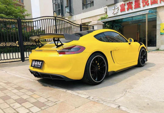 Προϊόντα πλαστικού PU για Porsche Boxster 981 Τροφοδοσία σώματος Boxster 981 Αναβαθμισμένο GT4 Μπροστά και πίσω σπόιλερ προφυλακτήρα