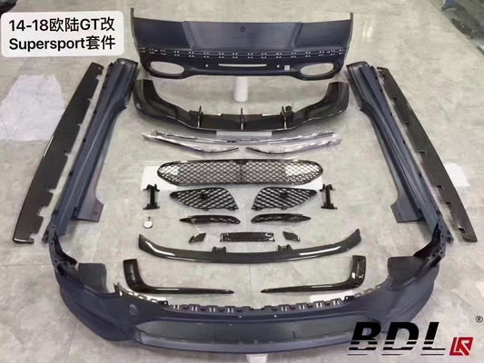 Για το Bentley Continental GT Body Kit Continental Upgraded Supersports Style Μπροστά και πίσω κιτ σώματος προφυλακτήρα