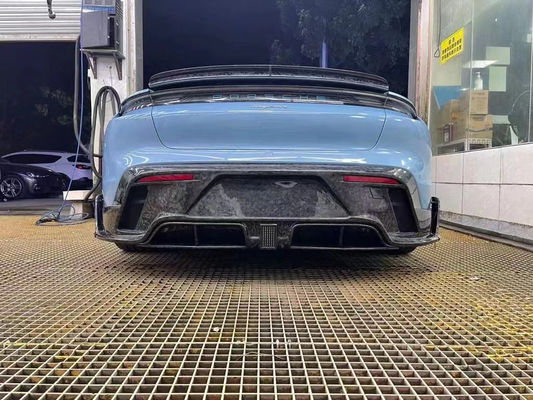 Τμήματα αυτοκινήτου για Porsche Taycan Κιτ σώματος από ανθρακονήματα Ταικάν αναβαθμίσεις MSY στυλ Μπροστά φτυάρι διάχυσης σπόιλερ κιτ σώματος