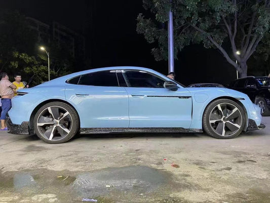Τμήματα αυτοκινήτου για Porsche Taycan Κιτ σώματος από ανθρακονήματα Ταικάν αναβαθμίσεις MSY στυλ Μπροστά φτυάρι διάχυσης σπόιλερ κιτ σώματος