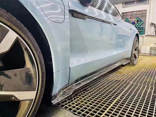 Τμήματα αυτοκινήτου για Porsche Taycan Κιτ σώματος από ανθρακονήματα Ταικάν αναβαθμίσεις MSY στυλ Μπροστά φτυάρι διάχυσης σπόιλερ κιτ σώματος