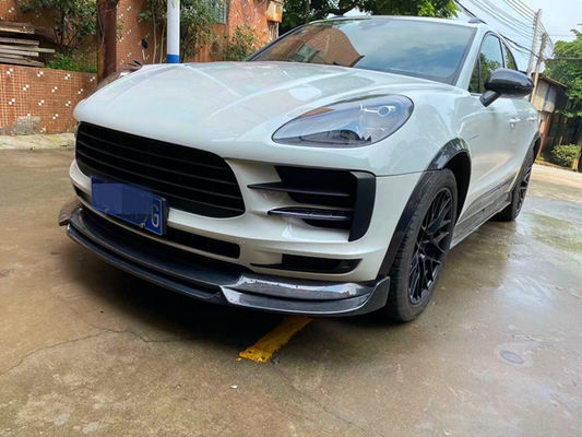 Υψηλής ποιότητας ανθρακονήματα Kit Macan Kit για το σώμα Macan μπροστινή και πίσω πλευρά φούστες Spoiler Wide Bodyki