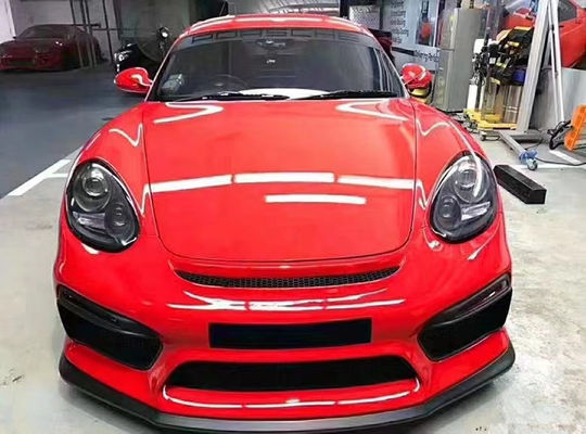 Προϊόντα πουλάνε σαν ζεστά κέικ 987Cayman Body Kit GT4 Style Μπροστά και πίσω προφυλακτήρα σπόιλερ 2006-2012