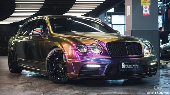 Μαύρο 2013 Bentley Flying Spur Κουτί Σώματος Μπροστά και πίσω Μπάμπερ Σπόιλερ Κουτί Εξάτμισης