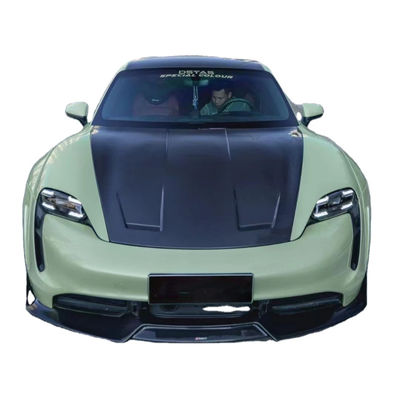 Νέο προϊόν για την Porsche Taycan Κουτί σώματος από ανθρακονήματα Taycan Wide Bodyki Front Shovel Side Skirt Spoiler Diffuser