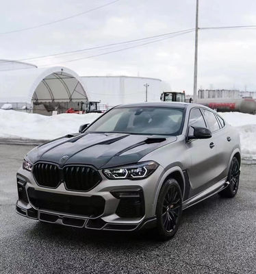 Ζεστή πώληση G06 X6 Carbon Fiber Body Kit Forbmw X6 Carbon Fiber Μπροστά φτυάρι πίσω διάχυτο κάλυμμα σπόιλερ