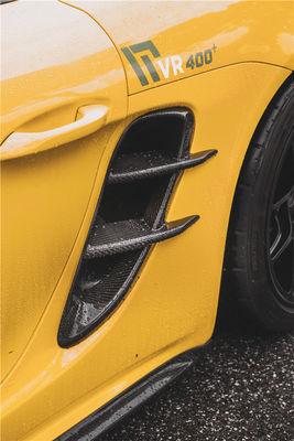 Νέο προϊόν για την Porsche Cayman Carbon Fiber Tuyere 718 Boxster Carbon Fiber Side Air Inlet
