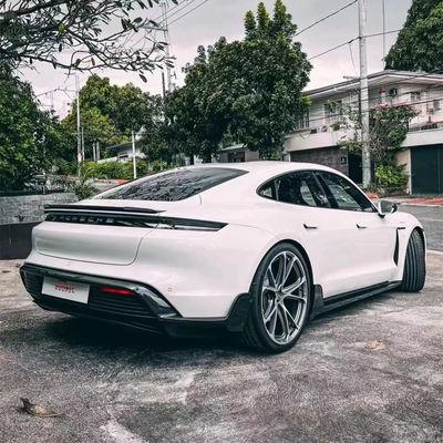 Για την Porsche Taycan Κιτ σώματος από ανθρακονήματα Taycan Upgrade Tech Style Κιτ σώματος από ανθρακονήματα με εμπρόσθιο διάχυμα χείλου