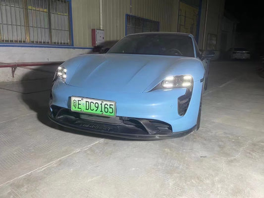 Για την Porsche Taycan Κιτ σώματος από ανθρακονήματα Taycan Upgrade Tech Style Κιτ σώματος από ανθρακονήματα με εμπρόσθιο διάχυμα χείλου