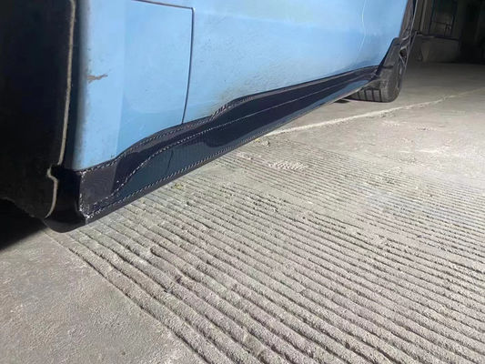 Για την Porsche Taycan Κιτ σώματος από ανθρακονήματα Taycan Upgrade Tech Style Κιτ σώματος από ανθρακονήματα με εμπρόσθιο διάχυμα χείλου