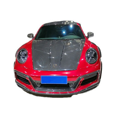 Συσκευές αυτοκινήτων για Porsche 911 992 Kit 911 992 Turbo Upgraded Techart Style Μπροστά και πίσω κάλυψη προφυλακτήρα Kit σώμα