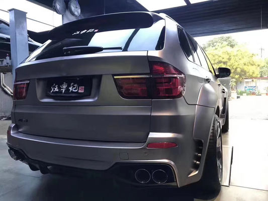 Για την BMW E70 E71 X5 Kit Σώμα FPR Υλικό X5 E70 E71 Αναβάθμιση PD Στυλ Μπροστά και πίσω προφυλακτήρες Wide Bodyki
