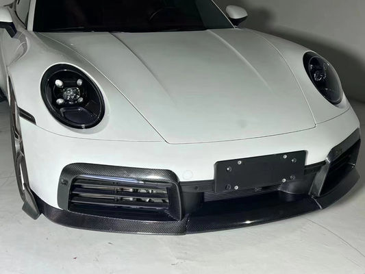 Συσκευές αυτοκινήτων για Porsche 911 992 Κιτ σώματος από ανθρακονήματα 911 992 Αναβαθμισμένο στυλ Bras Front Shovel Diffuser Spoiler Body Kit