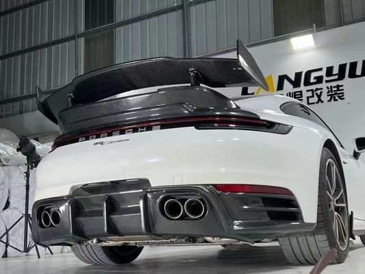 Συσκευές αυτοκινήτων για Porsche 911 992 Κιτ σώματος από ανθρακονήματα 911 992 Αναβαθμισμένο στυλ Bras Front Shovel Diffuser Spoiler Body Kit