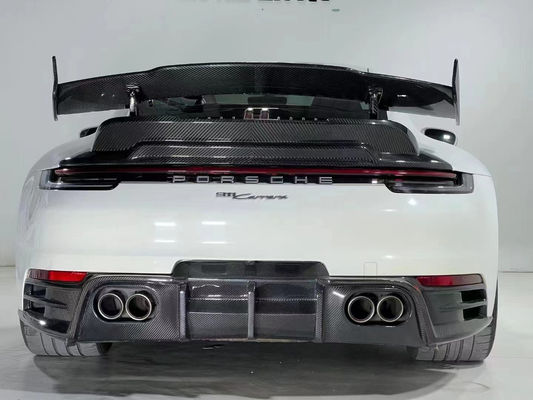 Συσκευές αυτοκινήτων για Porsche 911 992 Κιτ σώματος από ανθρακονήματα 911 992 Αναβαθμισμένο στυλ Bras Front Shovel Diffuser Spoiler Body Kit