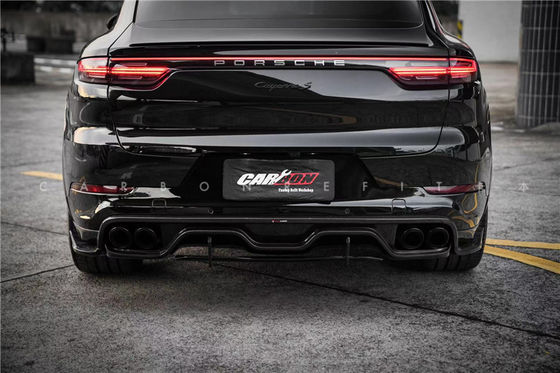 Συσκευές αυτοκινήτων για Porsche Cayenne Fiber Body Kit Cayenne Carbon Fiber Front Spreader Spoiler