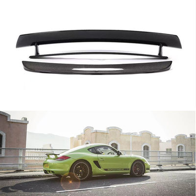 Συσκευές αυτοκινήτων για Porsche 987 Καρβονιδιδιακό σπόιλερ 987 Αναβαθμισμένο Cayman R Style Tail Spoiler 987 Κιτ σώματος