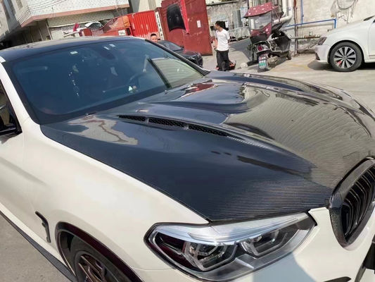 Για την BMW X3M X4M F97 F98 Καλύφτης μηχανής από ανθρακονήματα