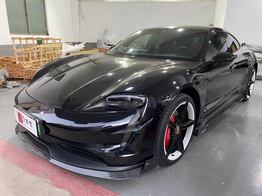 Συσκευές αυτοκινήτων για Porsche Taycan Κιτ σώματος από ανθρακονήματα TAYCAN Upgrade REVOZPORT Style Front Shovel Diffuser Spoiler Body Kit
