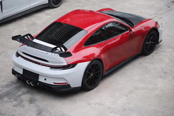 PP πλαστικό υλικό κιτ σώματος για Porsche911 992 992 Αναβαθμισμένο στυλ GT3 μπροστινό και πίσω προφυλακτήρα πλευρική φούστα Spoiler Hood κιτ σώματος