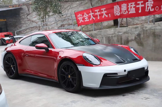 PP πλαστικό υλικό κιτ σώματος για Porsche911 992 992 Αναβαθμισμένο στυλ GT3 μπροστινό και πίσω προφυλακτήρα πλευρική φούστα Spoiler Hood κιτ σώματος