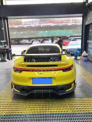 για την Porsche 992 Carbon Fiber Body Kit 992 Carbon Fiber εμπρός χείλος διαχέτης πλευρικής φούστες σπόιλερ κάλυψης φτέρνα