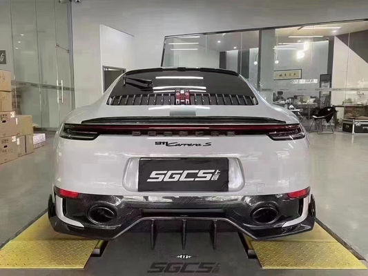 για την Porsche 992 Carbon Fiber Body Kit 992 Carbon Fiber εμπρός χείλος διαχέτης πλευρικής φούστες σπόιλερ κάλυψης φτέρνα