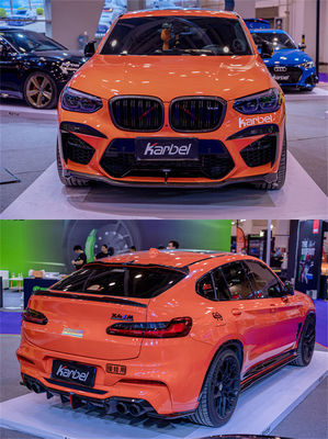 Τμήματα αυτοκινήτου για BMW X4M Κιτ σώματος από ανθρακονήματα