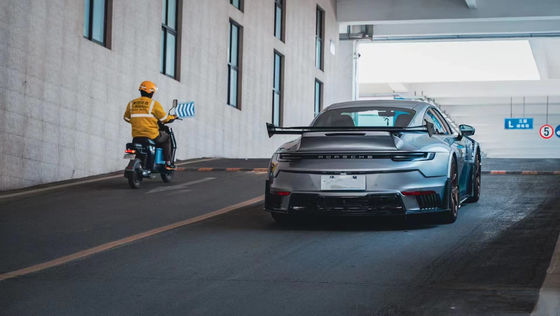 Για την Porsche 911 992 Carbon Fiber Body Kit 992 Αναβαθμισμένο MIW-style Front και Rear Bumper Spoiler Hood Wide-body Kit