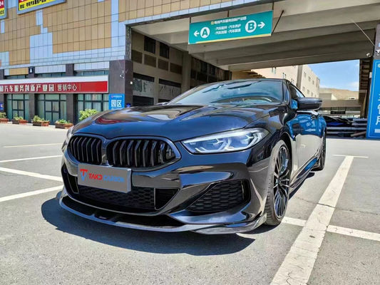 Συσκευές αυτοκινήτου για BMW Σειράς 8 G14 G15 G16 840i Κιτ σώματος από ανθρακονήματα 840i Ανθρακονήματα μπροστινή κουκούλα διασκορπισμένος σπόιλερ πλευρική φούστα