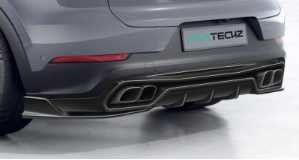 Για Porsche Cayenne Carbon Fiber Body Kit Cayenne Carbon Fiber Front Lip Diffuser Spoiler Πάνω Πτέρυγα Κουκούπι Πλευρική Φούστα