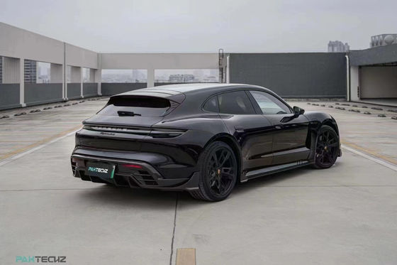 Κουτί σώματος από ξηρές ανθρακικές ίνες για Porsche Taycan Taycan Upgrade PAKTECHZ Style Front Shovel Diffuser