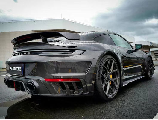 Για την Porsche 992 Turbo Carbon Fiber Spoiler 992 Turbo Upgrade Paktechz Style Carbon Fiber Tail Cover Spoiler (Σποιλερ με κάλυψη από ανθρακονήματα)