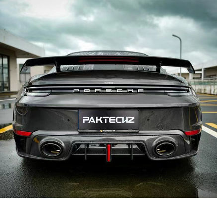 Για την Porsche 992 Turbo Carbon Fiber Spoiler 992 Turbo Upgrade Paktechz Style Carbon Fiber Tail Cover Spoiler (Σποιλερ με κάλυψη από ανθρακονήματα)