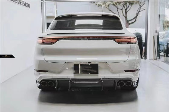 Για Porsche Cayenne Coupe Carbon Fiber Body Kit Cayenne Coupe Αναβαθμισμένο FD στυλ Carbon Fiber Front Lip Diffuser Body Kit