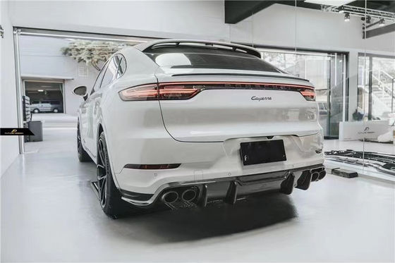Για Porsche Cayenne Coupe Carbon Fiber Body Kit Cayenne Coupe Αναβαθμισμένο FD στυλ Carbon Fiber Front Lip Diffuser Body Kit