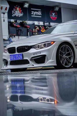 Για την BMW M3 M4 F80F82 Carbon Fiber Body Kit M3 M4 F80F82 Αναβαθμισμένο Carbon Fiber Front Lip Front Spoiler