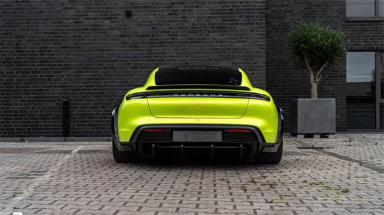 Για το Porsche Taycan Wide-body Kit Το Taycan αναβαθμίζει το PD με στυλ Carbon Fiber Front Lip Diffuser Spoiler Side Skirt Wheel Arch