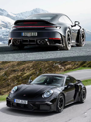 Για την Porsche 992 Carbon Fiber Spoiler 992 Αναβαθμισμένο BS Style Carbon Fiber Spoiler Tail Fins